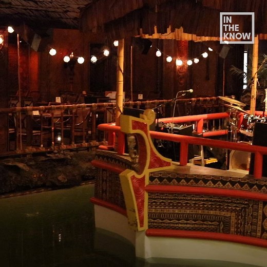 115K views · 712 reactions | This tiki bar has a giant, 75-foot indoor lagoon that makes you feel like you’re on an island vacation ️ | In The Know Travel | Facebook