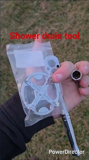 Shower drain tool to install and remove shower drains #amazon #diy #shower #bathroom