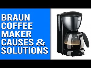 Braun Coffee Maker Error Code E01: Understanding its Origins, Implications, and Troubleshooting