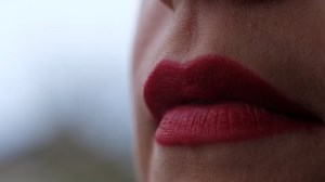 Close Beautiful Woman Red Lipstick Smoking Stock Footage Video (100% Royalty-free) 1070589604 | Shutterstock