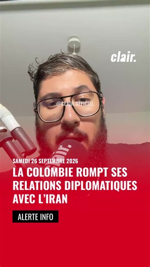 La Colombie rompt avec l’Iran et accuse Téhéran #Colombie #Iran #Diplomatie #ÉtatsUnis #MoyenOrient