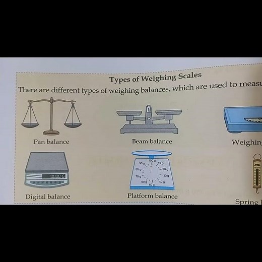 Types of weighing scales