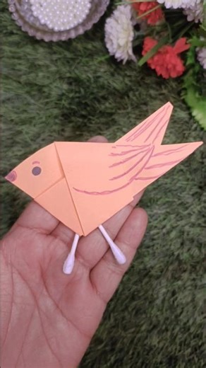 Easy Paper Bird Making 🐦 | DIY Paper Craft for Kids