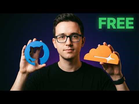 How to Deploy a FREE Website on GitHub + Cloudflare + Vercel(Step-by-Step)