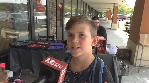 Hundreds of West Michigan families receive free backpacks for students returning to school