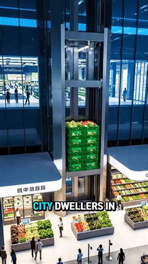 China is advancing a bold model of urban agriculture by integrating vertical farm towers near major transit hubs, including busy train stations. In these systems, leafy greens and vegetables are grown on upper floors using controlled indoor farming methods—then transported directly to street-level markets via elevators, sometimes reaching consumers within minutes of harvest. The farms rely on hydroponic cultivation, energy-efficient LED grow lighting, and tightly regulated climate systems to mai