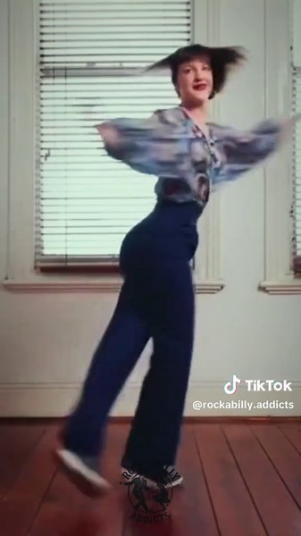 Fantastic Swing Dancer with Oldies Music