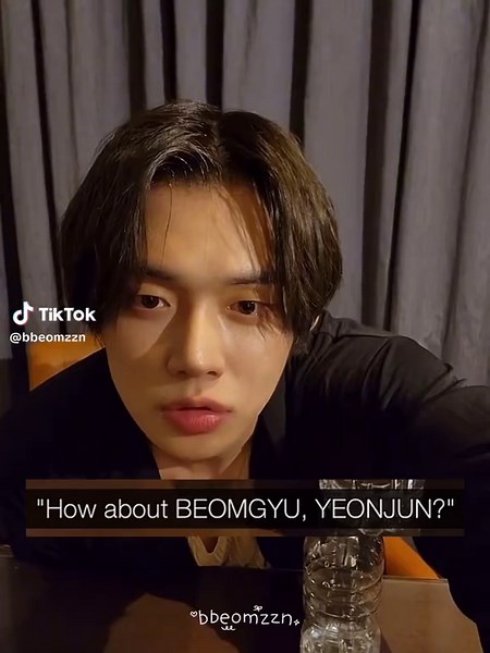 beomzzn (@bbeomzzn) - Actions Speak Louder Than Words with YEONGYU and BEOMJUN | TXT Moments