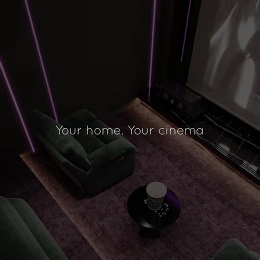 Sound & Vision.pk on Instagram: "Home Cinema Theater with Soundproofing, Projector Screen & LED Lighting Experience true cinematic luxury in the comfort of your home. Our custom-designed home cinema theater combines advanced soundproofing, a high-definition projector screen, and ambient LED lighting to deliver an immersive movie-watching experience. The professionally treated soundproofing keeps outside noise out and powerful surround sound in, ensuring crystal-clear audio with deep bass and zer