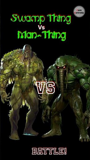Swamp Thing Takes On Man-Thing In This EPIC Battle