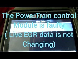 P0407 EGR Position Circuit Fault ( PCM faulty)