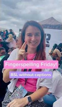 BSL Fingerspelling Friday! 🥳 British Sign Language only - no captions
