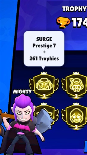 First Prestige 7 player?!😳 #brawlstars #mortis