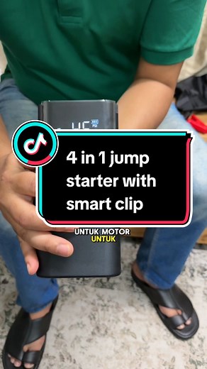 Replying to @aminina04 4 in 1 jumper starter upgraded version with smart clips -easy to use -jumper starter -tyre inflator -powerbank -emergency torch n lamp -with smart clips #syamreview #syamkongsi #4in1multifunctionjumperstarter #multifunctionjumper #multifunctionjumperstarter #tyreinflator # #jumperkereta4dalam1 #carjumper