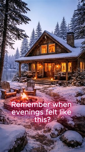 As the day winds down, a log cabin by the frozen lake begins to glow, asking nothing of you. Inside, timber walls, warm light, and winter silence restore what long hours quietly took away. This rustic winter retreat offers something rare: permission to slow down, breathe deeper, and feel present again. Here, the world softens, and you remember how rest is supposed to feel. Would you stay for a season or forever? #relax #cabinjourney #mountainlife #winterwonderland #wintervibes #cozyvibes | Cabin
