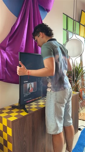 juan marquez on Instagram: "quick little tutorial on how to add tv backlights!! i turn them on every night now when watching tv or gaming haha #tvbacklight #homedecorideas #goveelights"