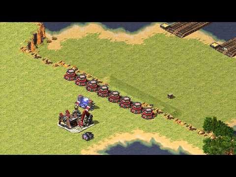 Red Alert 2 | Yuri's Revenge | 7 vs 1- Libya - the forest of the die