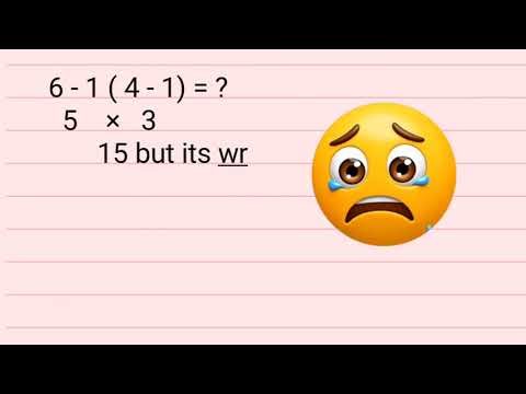 pemdas viral math problem | pemdas viral maths problems grade 5