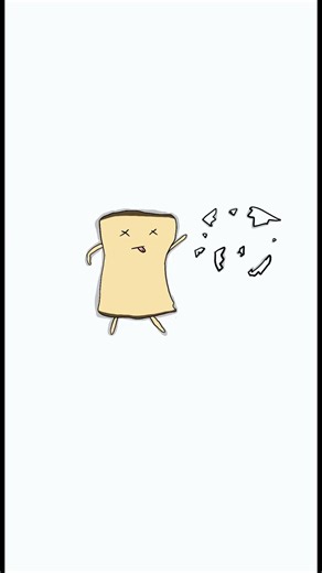 Bread and Flying Dish Animation #animation