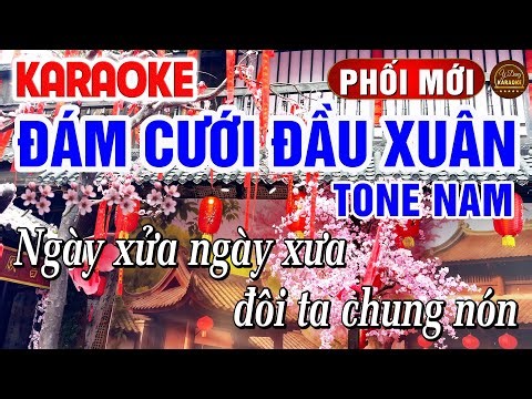 Đám Cưới Đầu Xuân Karaoke Tone Nam Dễ Hát Nhạc Tết 2026 | Y Dung Karaoke