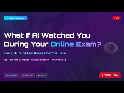 Hackathon Project 2026 | Education theme | Ai Proctoring Exam platform