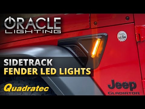 Oracle Lighting Sidetrack Fender LED Lighting System for Jeep Wrangler & Gladiator