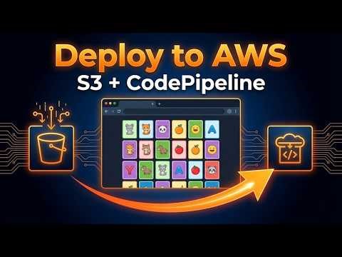 Deploy a JavaScript Memory Game to AWS S3 with CodePipeline | Full CI/CD Tutorial