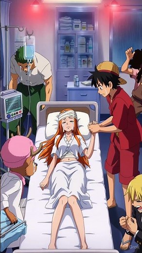 😢 Nami Hospital Scene 💔 Luffy & Crew Crying | One Piece
