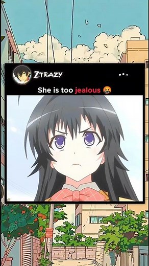 She did it on purpose 🌚| Kanokon #anime