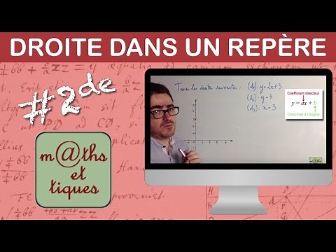 Representing a straight line in a frame of reference - Year 10