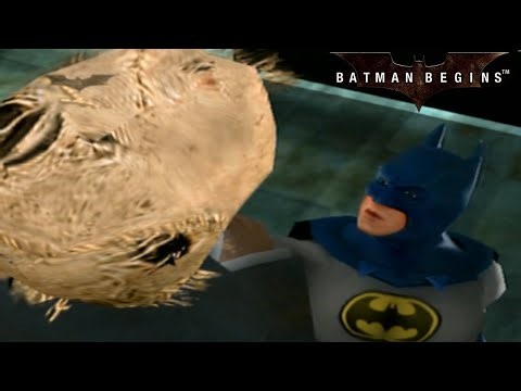 Batman Fights Scarecrow With The Cape Crusader Suit In Batman Begins (4K 60fps)