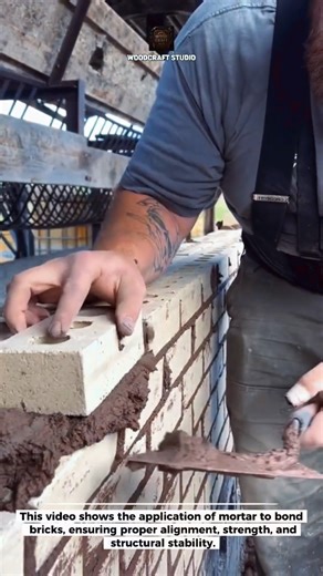 Bricklaying Process Explained | Perfect Mortar Application #Bricklaying #Masonry #Construction