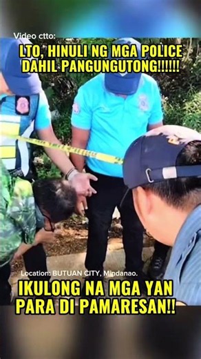 Taga LTO hinuli ng mga p0lice dahil sa PANGUNGUTONG! Sibakin agad yan at ikul0ng | LTO hinuli | LTO.