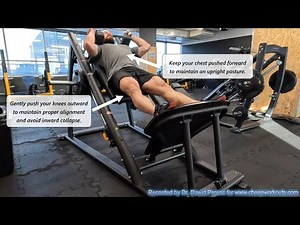 Hack squat hammer machine