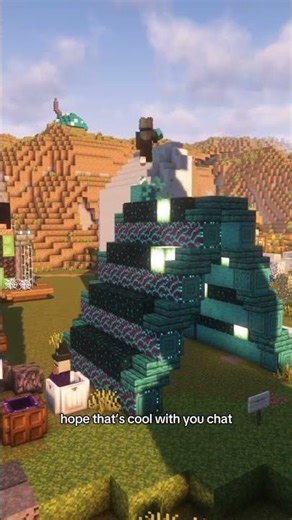 A Frame Warped House! #minecraft #mctutorial #minecraftbuilding