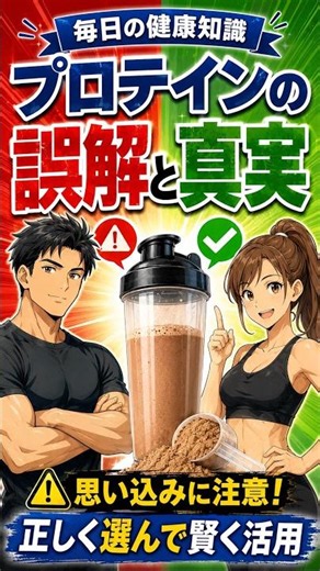 【思い込みを減らして賢く摂取！プロテインの正しい知識と上手な選び方】