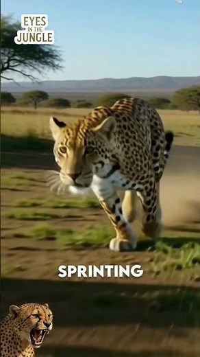 Roaring Speed: Leopard Racing Across the Wild #animals #leopard #wildanimals