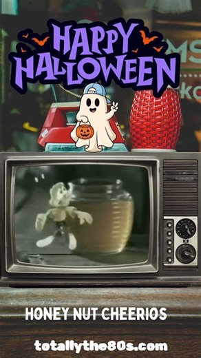 Honey Nut Cheerios Vintage Halloween Commercial 1980s