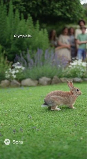 Olympic Bunny Scores a Perfect 10/10!
