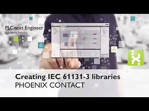 How to create libraries for IEC 61131-3 programming | Getting started with PLCnext Engineer