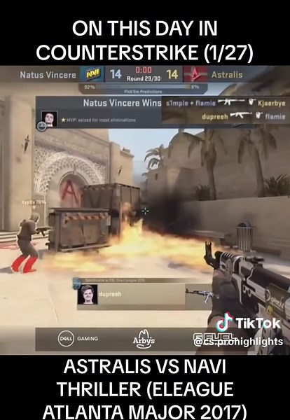 CS Esports Highlights on TikTok