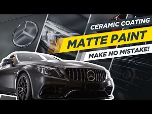 Are You Ceramic Coating Your Mercedes Matte Paint? - Make No Mistake!!