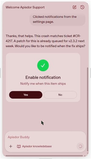 System integrated Embeddable smart chat to handle complex workflow