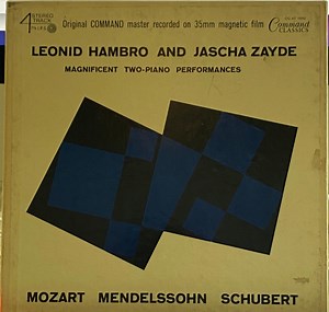 Leonid Hambro & Jascha Zayde - Mozart Piano Sonata In F For Four Hands K.497