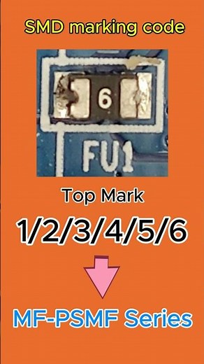 SMD marking code #1 #2 #3 #4 #5 #6 #MF-PSMF020X #MF-PSMF035X #MF-PSMF050X #MF-PSMF075X #MF-PSMF110X
