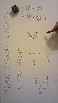 Turn Signal Lights 3pin Relay Flasher Diagram