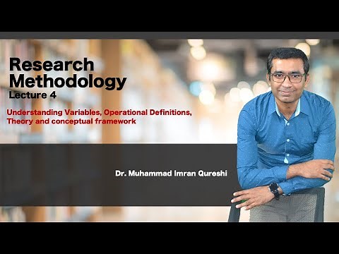 Understanding Variables, Operational Definitions, Theory and conceptual framework