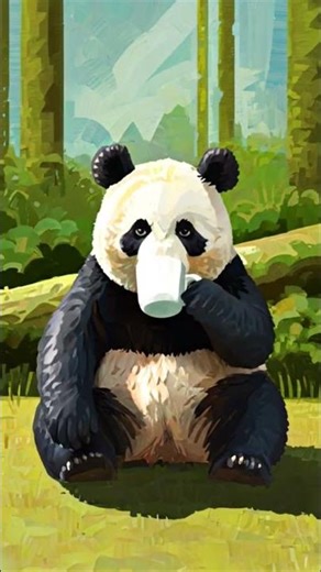 #DreamScreenAI #panda #monkey #animation #drawing #art #cute