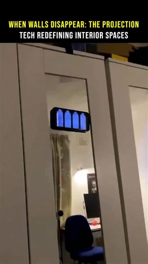 Tech Gadgets Innovations on Instagram: "When Walls Disappear: The Projection Tech Redefining Interior Spaces What looks like a glowing portal is actually an advanced room-mapping projection system. Using a high-resolution ultra-short-throw projector, visuals are calibrated to every edge and surface, creating the illusion that the room extends far beyond its walls. Dynamic motion and lighting bring the environment to life—falling snow, drifting stars, moving horizons—all reacting naturally to the