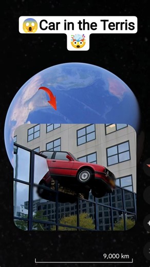 Car in the Terris😱🤯 on Google maps and Google#Earth#shorts🌍🔍